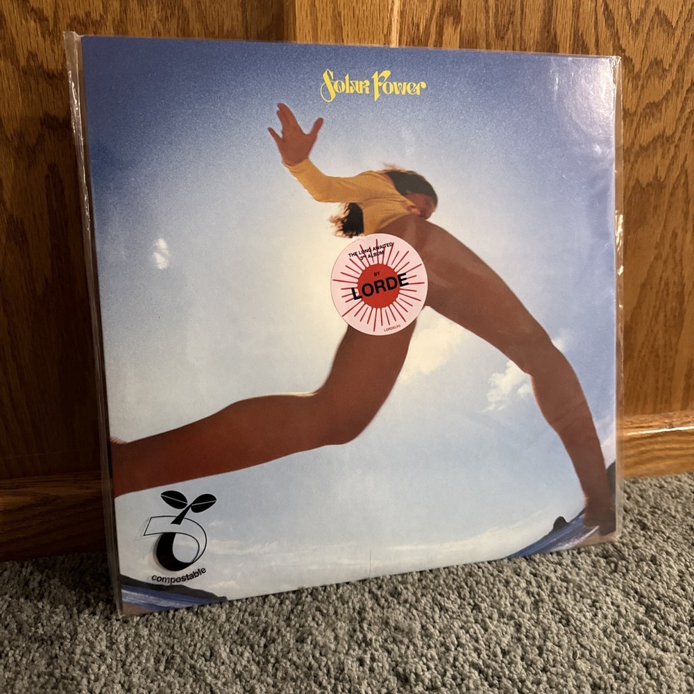 LORDE - Solar Power (LIMITED EDITION ORANGE MARBLE VINYL LP 2021) NEW SEALED